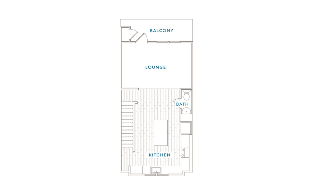 B5MS - 2 bedroom floorplan layout with 2.5 baths and 1731 square feet. (Floor 2)